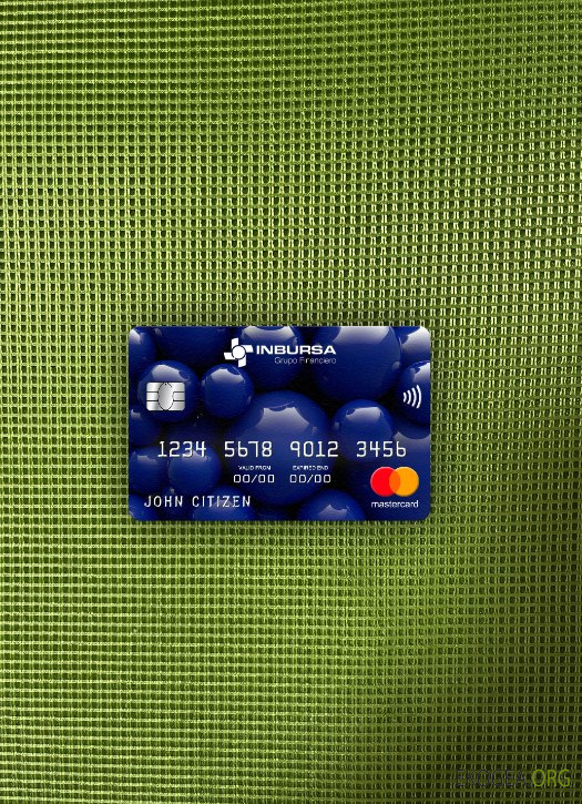 Photolook mastercard de la banque Inbursa du Mexique , avant